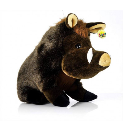  Peluche cinghiale seduto circa 55 cm