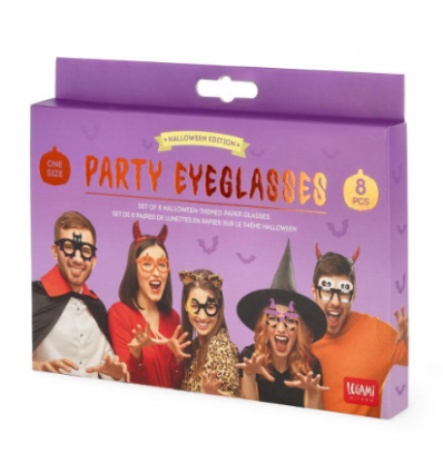 8 halloween paper glasses 