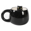 Tazza In Ceramica Gattino nero 3D